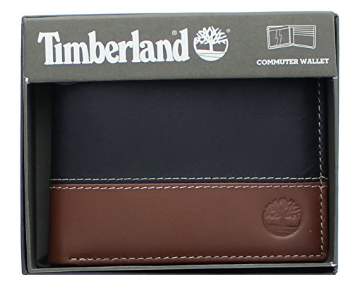 Timberland Men's Hunter Colorblocked Passcase (BROWN/BLACK)