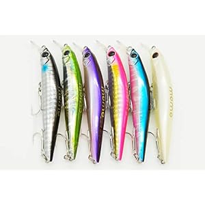 Momolures – Ultima Artist Méné Coulant 70 Mm 80 Mm Pour La Pêche Du Bar, Du Brochet, De La Truite, Du Saumon.