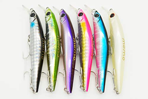 Momolures – Ultima Artist Méné Coulant 70 Mm 80 Mm Pour La Pêche Du Bar, Du Brochet, De La Truite, Du Saumon.