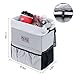 njnj Car Folding Cargo Carrier Hitch Mount, Waterproof Car Trash Can Garbage Bin