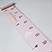 MinoMia Kids Growth Chart, Wood Frame Fabric Canvas Height Measurement Ruler from Baby to Adult for Child's Room Decoration 7.9 x 79in (7.9 x 79in, Pink - Cloud)