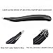 LONGKEY Professional Magnetic Staple Remover Puller Rubberized Staples Remover Staple Removal Tool for School Office and Home 3 PCS Black