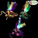 JOYIN 96 PCS Mardi Gras Party Supplies with 18 Beads Beaded Necklace, LED 6 Masks, 72 Temporary Tattoos, Mardi Gras Party Favors Set