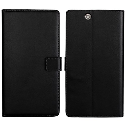 Sony Xperia Z Ultra XL39h Case, iCoverCase Genuine Leather [Card Slot] Wallet Cover Flip Phone Shell