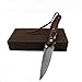 ALBATROSS Premium Damascus Steel Folding Pocket Knife EDC Knife with 71-Layer Damascus Blade, Rosewood Handle & Leather Lanyard - Gift for Men - HGDK004