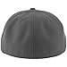 New Era Plain Tonal 59Fifty Fitted Hat (Graphite) Men's Blank Cap