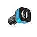 iXCC 24W Dual-Port USB Car Charger High Speed Charging Adapter for iPhone 7 6s Plus, iPad Pro Air Mini, Galaxy S7 S6 Edge, Note 5, LG, Nexus and More - White
