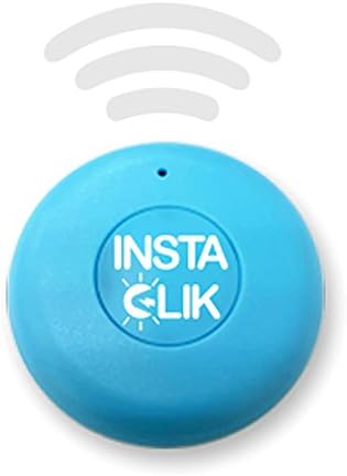 Instaclik Smart Bluetooth Remote Shutter Wireless Selfie Camera Control for iPhone 7 6S, iPad Air Mini Pro, Samsung Galaxy S7, Google Nexus, HTC, Sony and other iOS Android Smart Phones