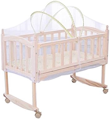 HGMart Baby Cradle Bed Mosquito Net,Mosquito Guard Baby Crib Netting Tent Bedding for Baby Kids Children's Room, Folding Tent Bedding