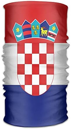 YOIGNG Croatian Rainbow Flag Headwear Caps Elastic Head Wrap Scarf Hair Band Hats
