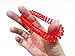 JKing Set of 12 New Plastic Stretch Wrist Key Coil Wrist Band Key Ring Key Chains Key Holders for Outdoor Sport (Red)