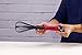 Silicon Whisk - Manual, Durable, Light Weight, Great For Blending, Stearing, Beating Eggs, Milk, Butter, Pancake Mix, Easy To Use, Dishwasher Safe, BPA Free, Comfort Ergonomic Handle, 4-in-1 Size