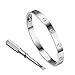 Umiwe Love Bracelet, Screw Bracelet, 18k Titanium Steel Bracelet, Buckle Bangle Bracelet with Screwdriver