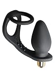 Rocks Off Zen Black C Ring with Vibrating Prostrate Probe