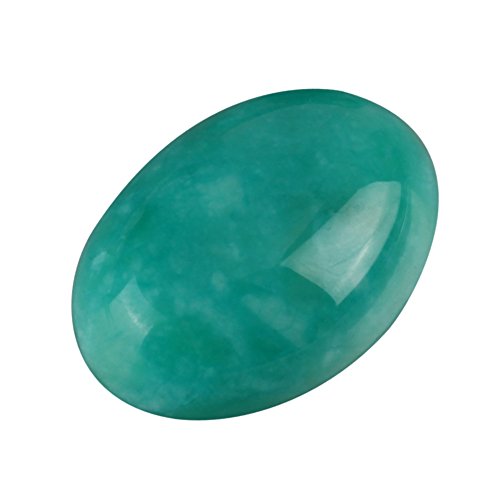 2pcs AAA Natural Amazonite Oval Cabochon Flatback Gemstone Cabochons 20x15mm #GN33