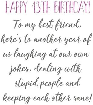 best friend 13th birthday gift