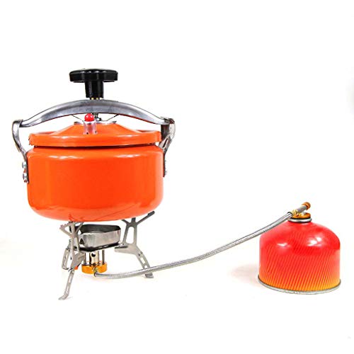 Outdoor Camping Stove Stainless Steel Windproof Cookware Portable Picnic Burner with Storage Case for Outdoor Traveling Picnic BBQ (Sliver) - Thumbnail 2