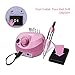 MelodySusie Professional Electric Nail Drill, 30000 rpm Efile Manicure Pedicure Drill Kit for Acrylic Nails, Gel Grinder Tools with 6 Bits Set and Foot Pedal for Home Salon