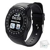 Smart Watch Bluetooth Smartwatch Touch Screen Unlocked Wrist Watch with Sim TF Card Slot Fitness Tracker Pedometer Sync Call SMS Remind Compatible with Android Ios Cell Phones Men Women Kids Girls Boy