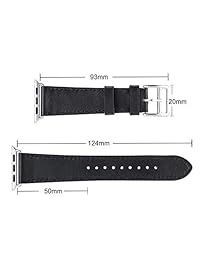 MroTech Correa de acero inoxidable para Apple Watch, pulsera de lujo, correa de muñeca, correa de repuesto para Apple Watch, serie 1, serie 2, serie 3, para mujeres y hombres