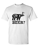 THE GOOZLER - RETRO DEER BEER BEAR - Mens Cotton T-Shirt