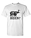 THE GOOZLER - RETRO DEER BEER BEAR - Mens Cotton T-Shirt