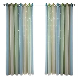 Shiny Stars Children Cloth Curtains Princess