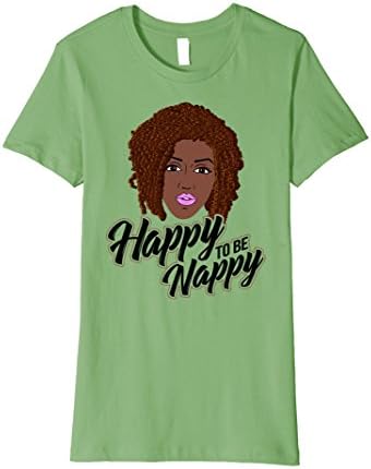 Womens Happy To Be Nappy T-Shirt XL Grass