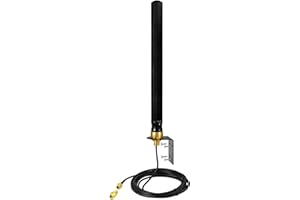Superbat 4G LTE SMA/RP-SMA Outdoor Wall Mount Waterproof Cellular Trail Camera Antenna Compatible with Spypoint Link Micro St