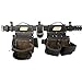 AWP HP General Construction Leather Belt Flip Pocket Tool Rig