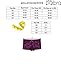 Barbra's 6 Pack of Women's Plus Size Lace Boyshort Panties (2XL)