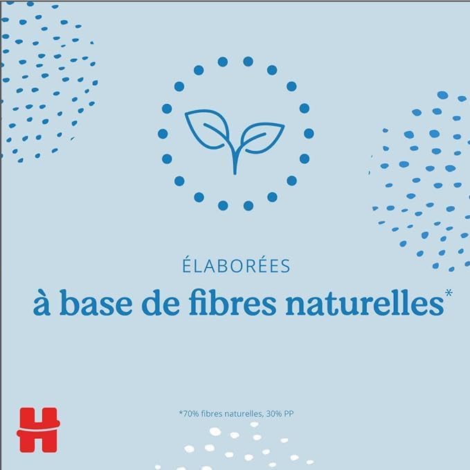 Lingettes Pure pour bébé, 18 paquets (1008 lingettes au total) - Lingettes à 99% d'eau pure - Sans parfum pour un nettoyage tout en douceur - Lingettes humides naturelles