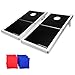 GoSports Cornhole PRO Regulation Size Bean Bag Toss Game Set - Foldable (Black, LED and Red & Blue designs)