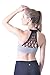 QUEENIEKE Women's Medium Support Hand-Knited Nest Back Sport Fast Lane Bra Size XL Color Grey Melange-