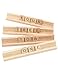 BSIRI Wooden Letter Holder Tiles Rack Set of 4