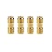 Aketek 4 Pcs SMA Female to SMA Female Jack in Series RF Coaxial Adapter Connector