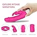 PHANXY Realistic Vibrator with Bunny Ears for G-spot Clitoris Stimulation, Waterproof Rechargeable Dildo Vibrator with 9 Strong Vibrations Dual Motor Stimulator for Women Solo or Couple Fun