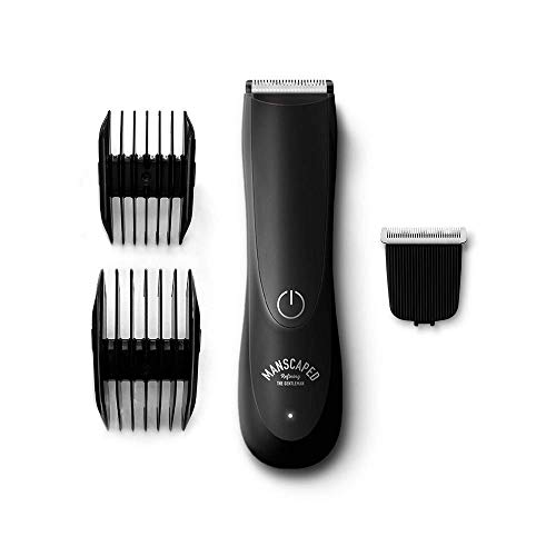 Manscaped Perfect Package 2.0 Kit Contains: Electric Trimmer, Ball Deodorant, Body Wash, Performance Spray-on-body Toner, Five Piece Nail Kit, Luxury Bag, Shaving Mats