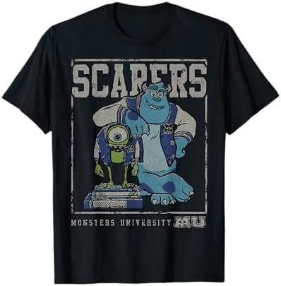 Amazon.com: Disney Pixar Monsters Inc. Mike and Sully 90's Style T