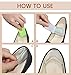 Heel Grips Pads Liner for Loose Shoes,Leather High Heel Pads for Shoes Too Big,High Heel Inserts for Women Men Anti Slip Blister, High Heel Insoles,3 Pairs (Cream Color, Thicker)