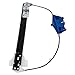 AutoandArt Brock Replacement Rear Passengers Power Window Lift Regulator Compatible with 02-08 A4 RS4 S4 Sedan Wagon Gen 2 Gen 3 8E0 839 462 C