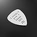 Son Gifts from Mom Dad - Stainless Steel I Couldn't Pick A Better Son Guitar Pick Jewelry Musician Gifts, Unique Birthday Gift for Son from Mother and Father