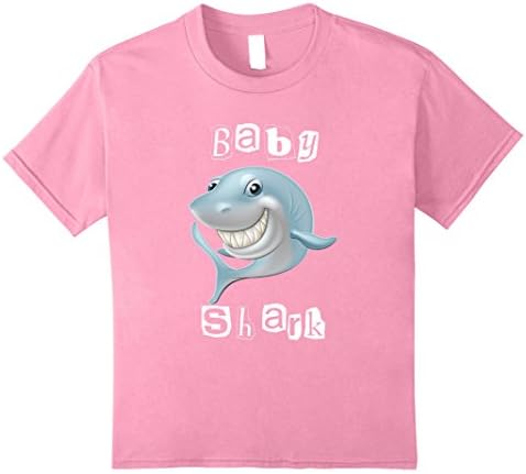 Kids Shark Tees: Baby Shark T-Shirt 8 Pink