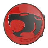 Thundercats Silver and Red Metal/Enamel Belt Buckle