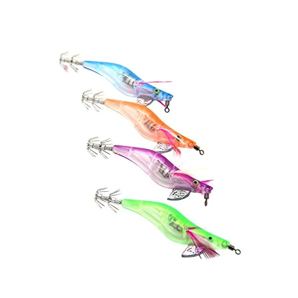 bouti1583-Shrimp-Fishing-Lures-Underwater-LED-Flash-Light-Swimbait-Squid-Jig-4-pcs