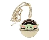 Star Wars The Mandalorian Baby Yoda In Gold Chain