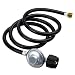GASPRO 6FT Low Pressure Propane Regulator with Hose-3/8 Female Flare Nut for Propane HeaterFire Pit,Generator,Stove,etc