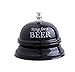 HS 1PC Office Desk Call Bells Service Call Bell for Desk Kitchen Hotel Counter Reception Restaurant Bar (black)