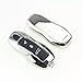 Remote Key Cases Shell Car Key Case Plastic Cover Case Cover for Porsche Cayenne Protectors Key Shell Case (CHROME SILVER)