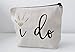 Bridal Shower Gift Bride Gift I Do Canvas Makeup Bag Make Up Pouch Bride To Be Gift Wedding Vows